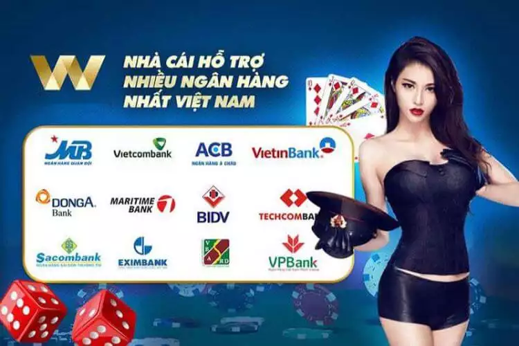 các ngân hàng w88 hỗ trợ