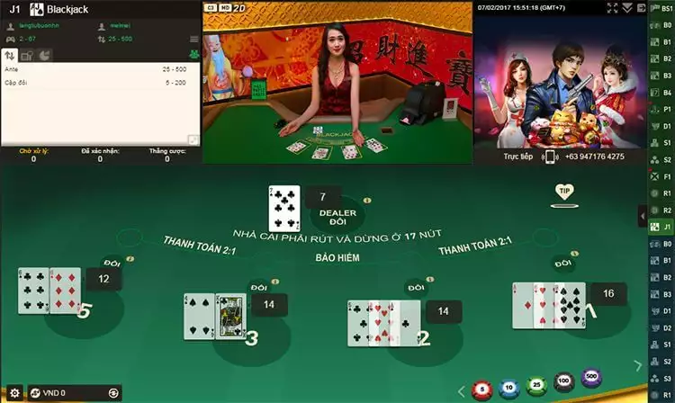 Blackjack online