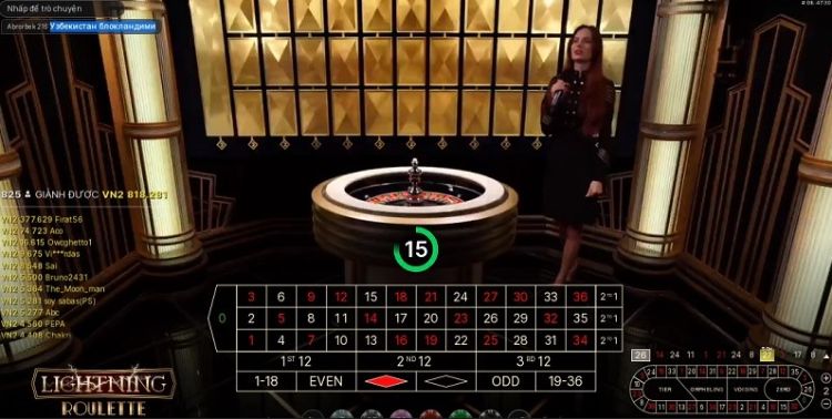 Bàn cược Roulette